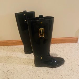 Coach rain boots